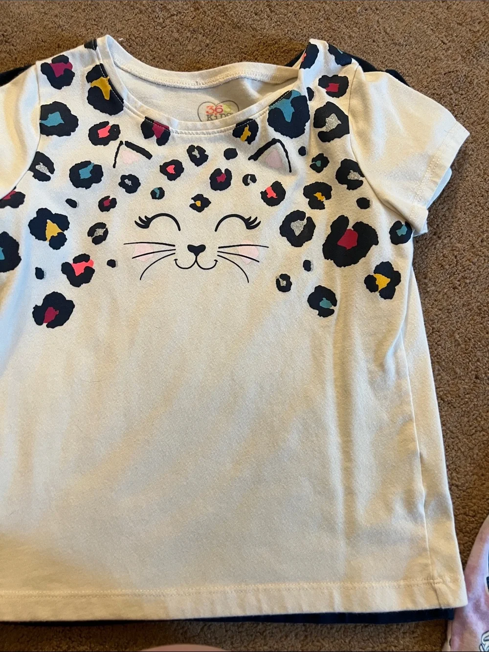 Gymboree Girls Mixed Short Sleeve Tops - Pink, White, Navy, Purple